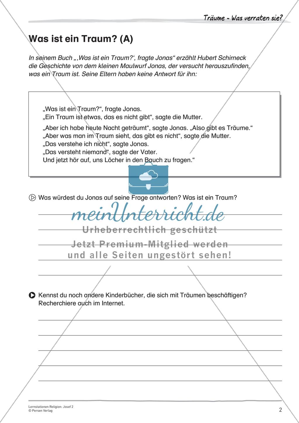 Lernstationen Religion: Josef 2 Preview 4