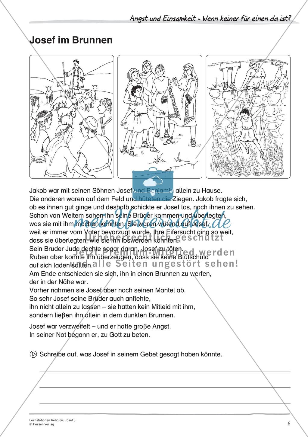 Lernstationen Religion: Josef 3 Preview 8