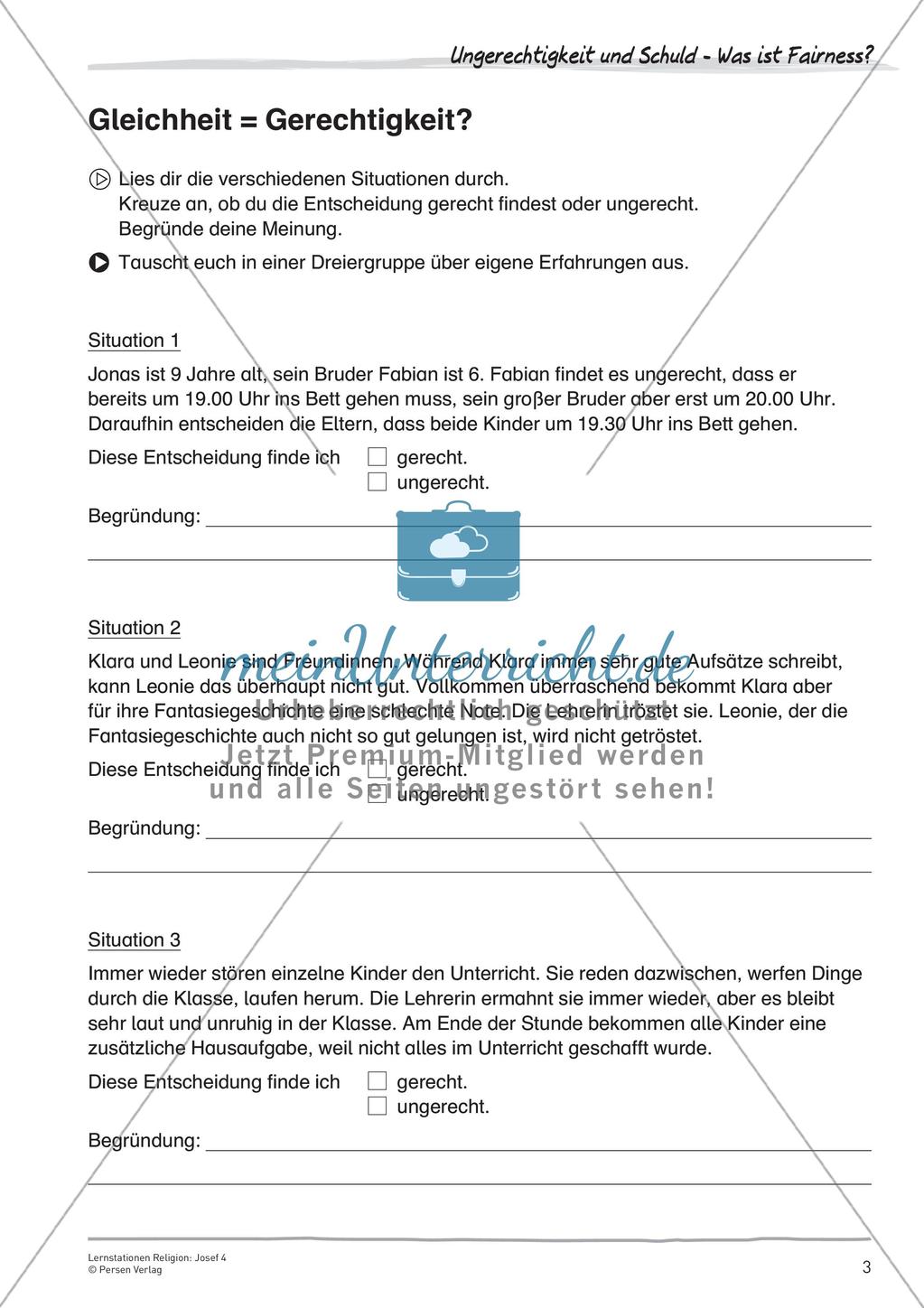Lernstationen Religion: Josef 4 Preview 5