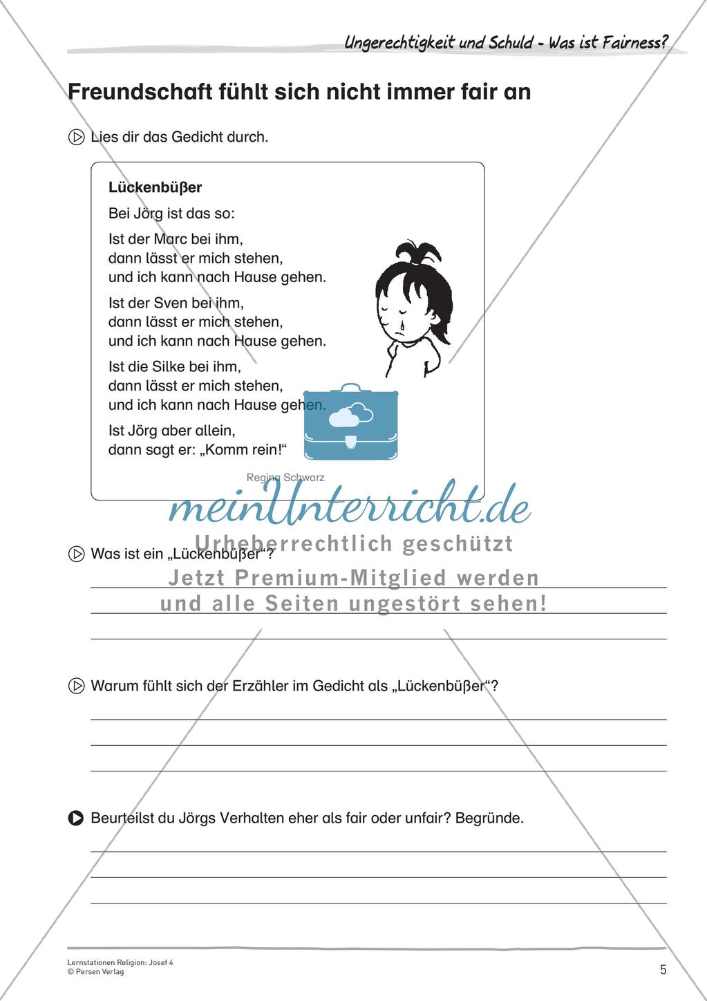 Lernstationen Religion: Josef 4 Preview 7