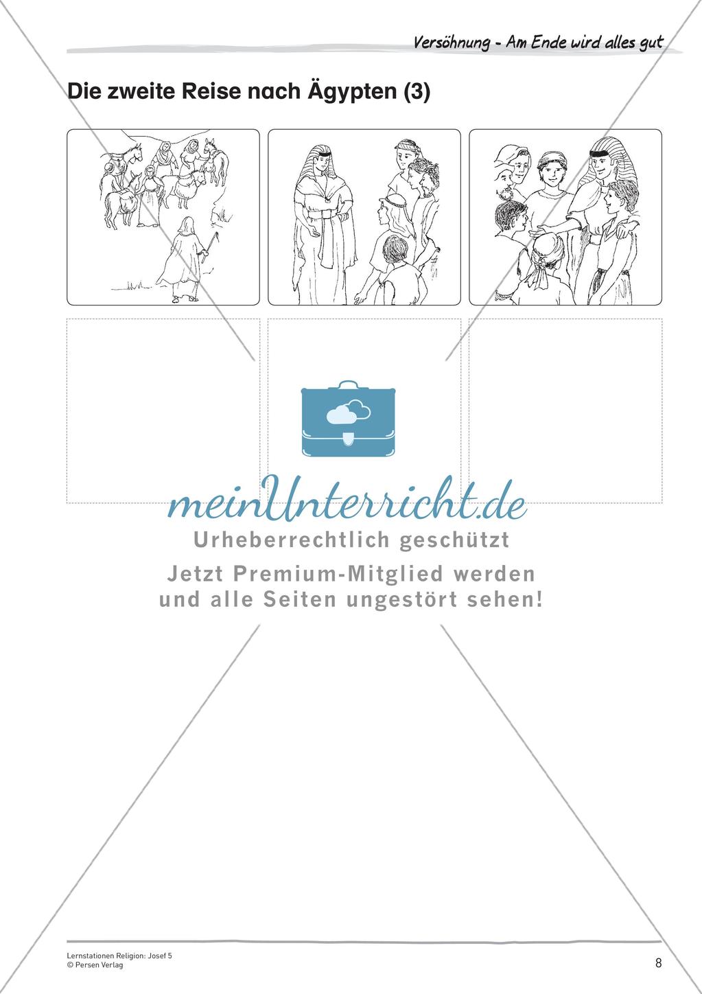 Lernstationen Religion: Josef 5 Preview 10