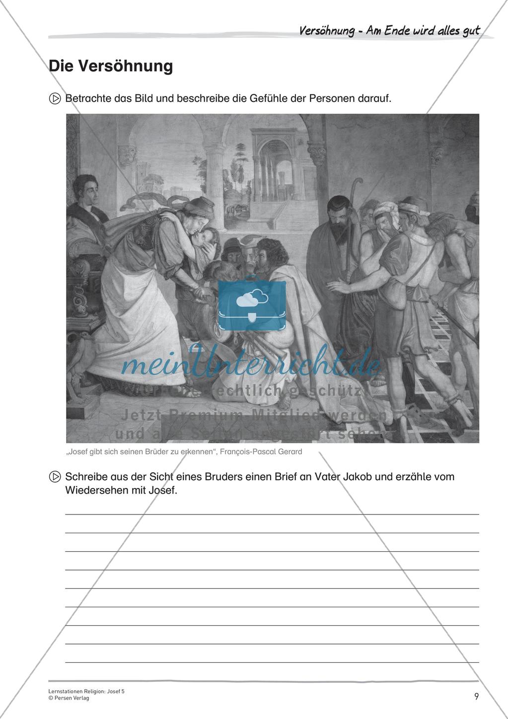 Lernstationen Religion: Josef 5 Preview 11