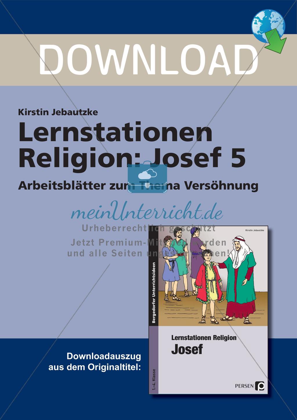 Lernstationen Religion: Josef 5 Preview 1