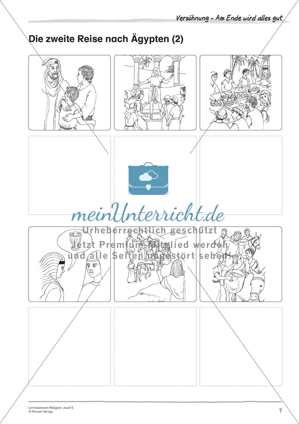 Lernstationen Religion: Josef 5 Preview 9
