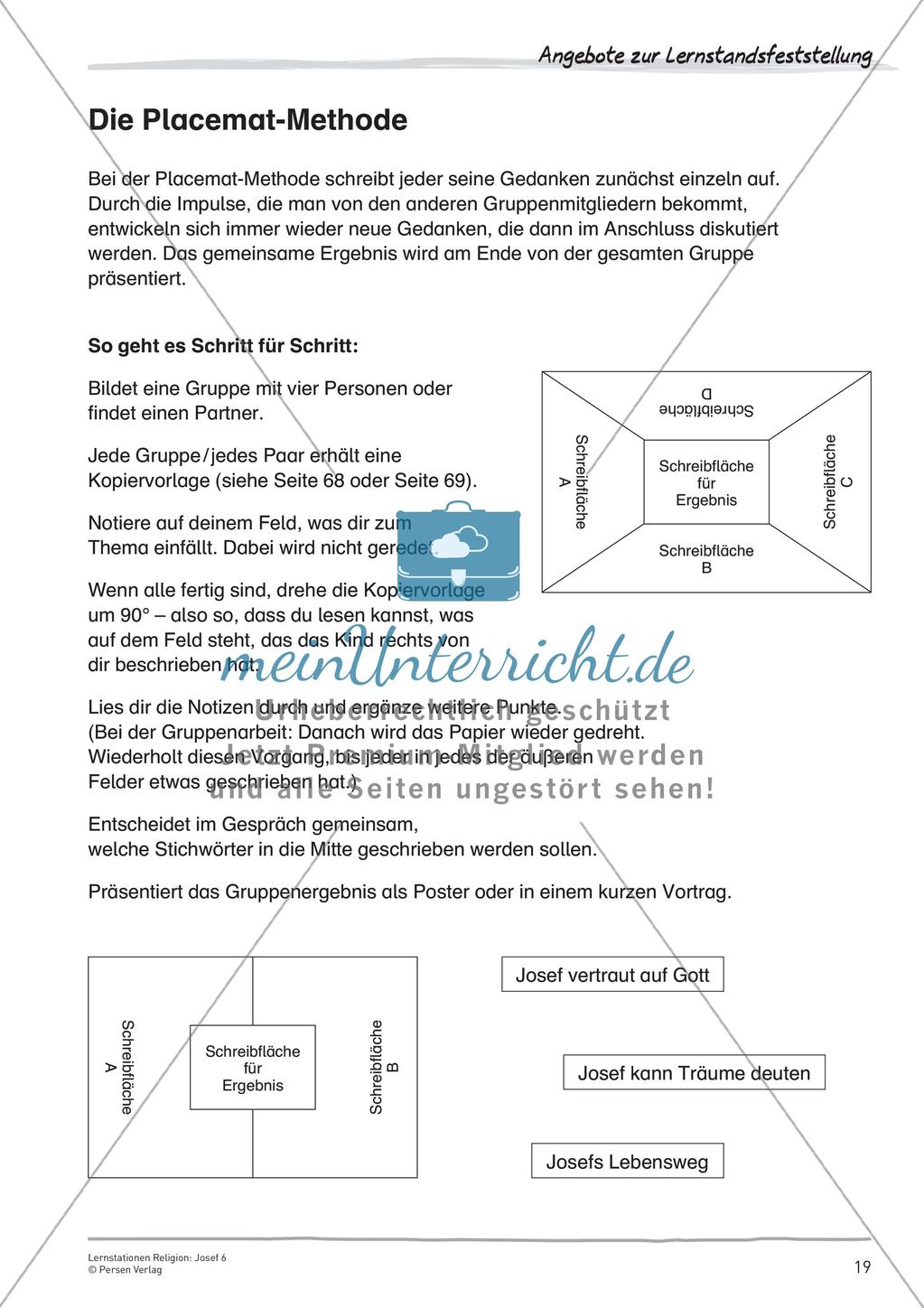 Lernstationen Religion: Josef 6 Preview 21