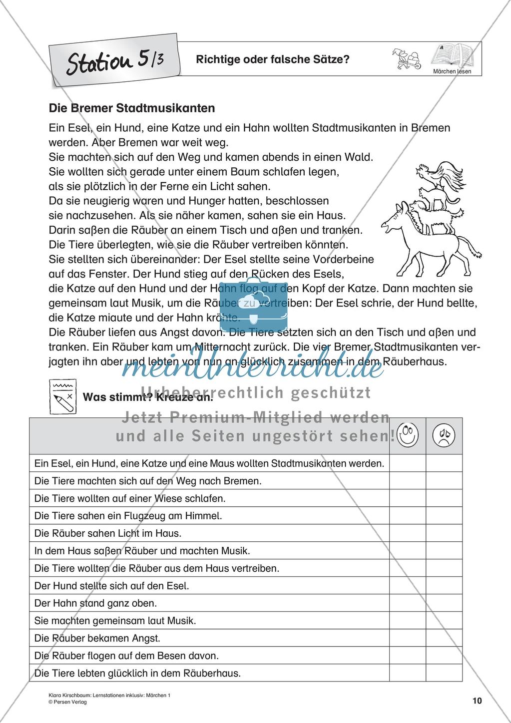 Lernstation inklusiv: Lesen von Märchen Preview 12