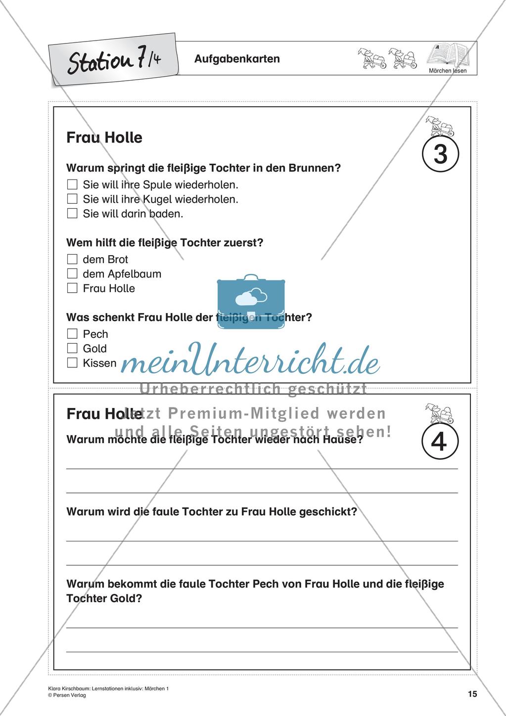 Lernstation inklusiv: Lesen von Märchen Preview 17