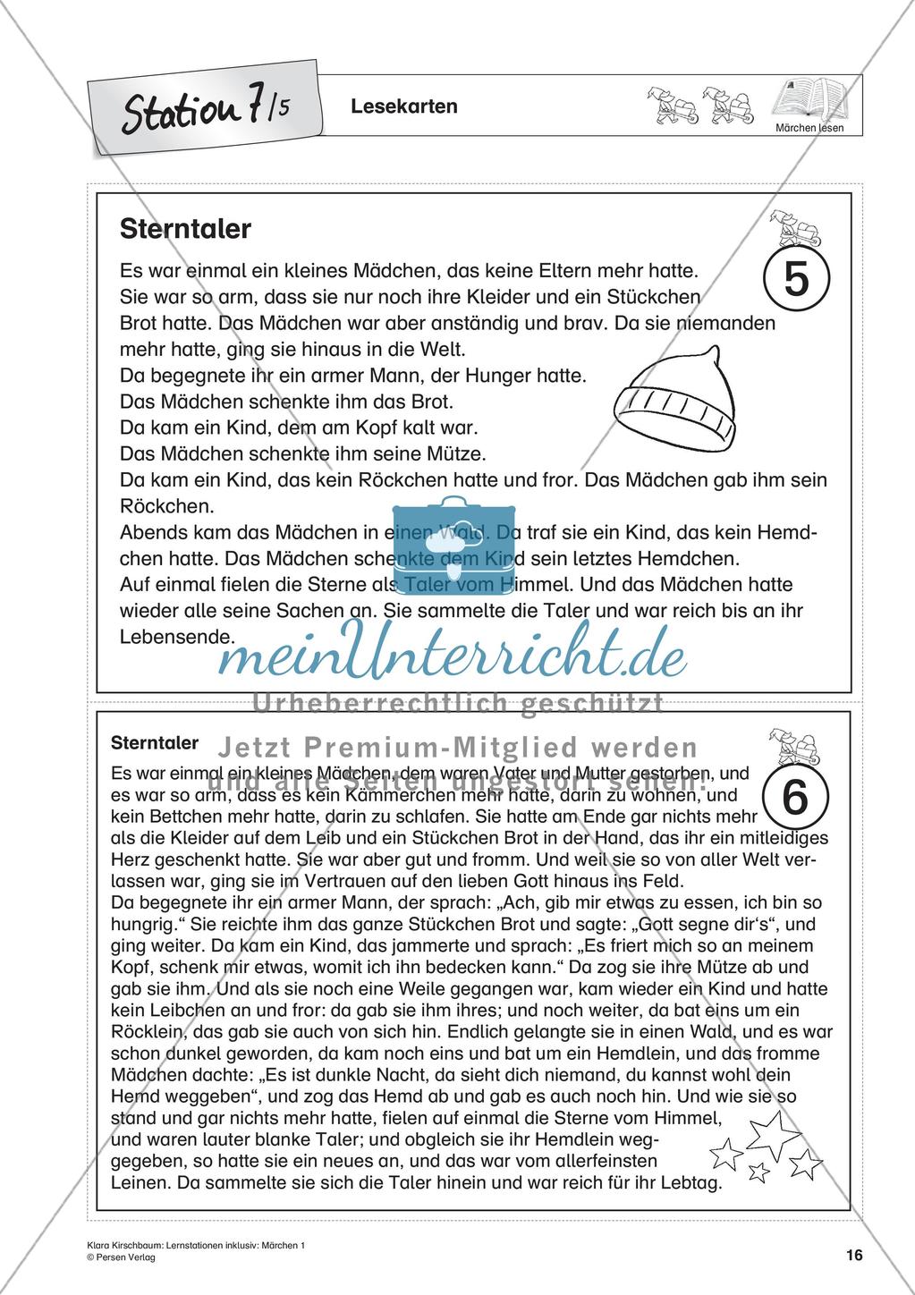 Lernstation inklusiv: Lesen von Märchen Preview 18
