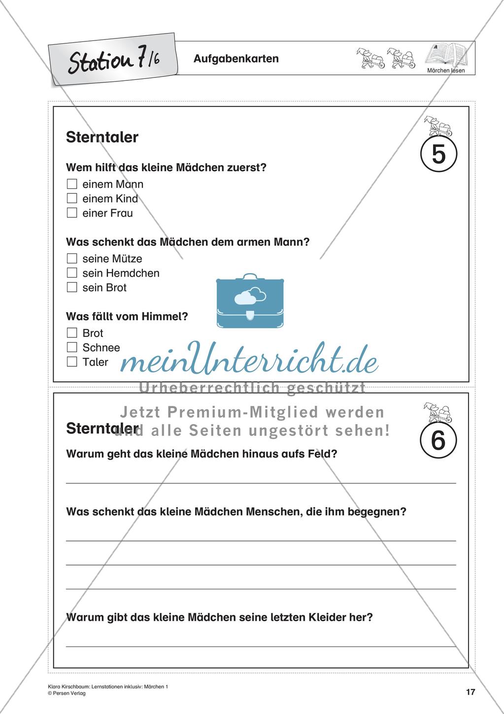 Lernstation inklusiv: Lesen von Märchen Preview 19