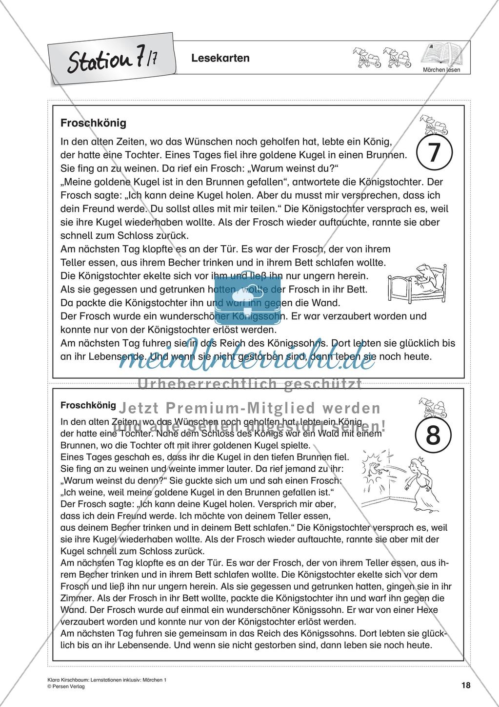 Lernstation inklusiv: Lesen von Märchen Preview 20