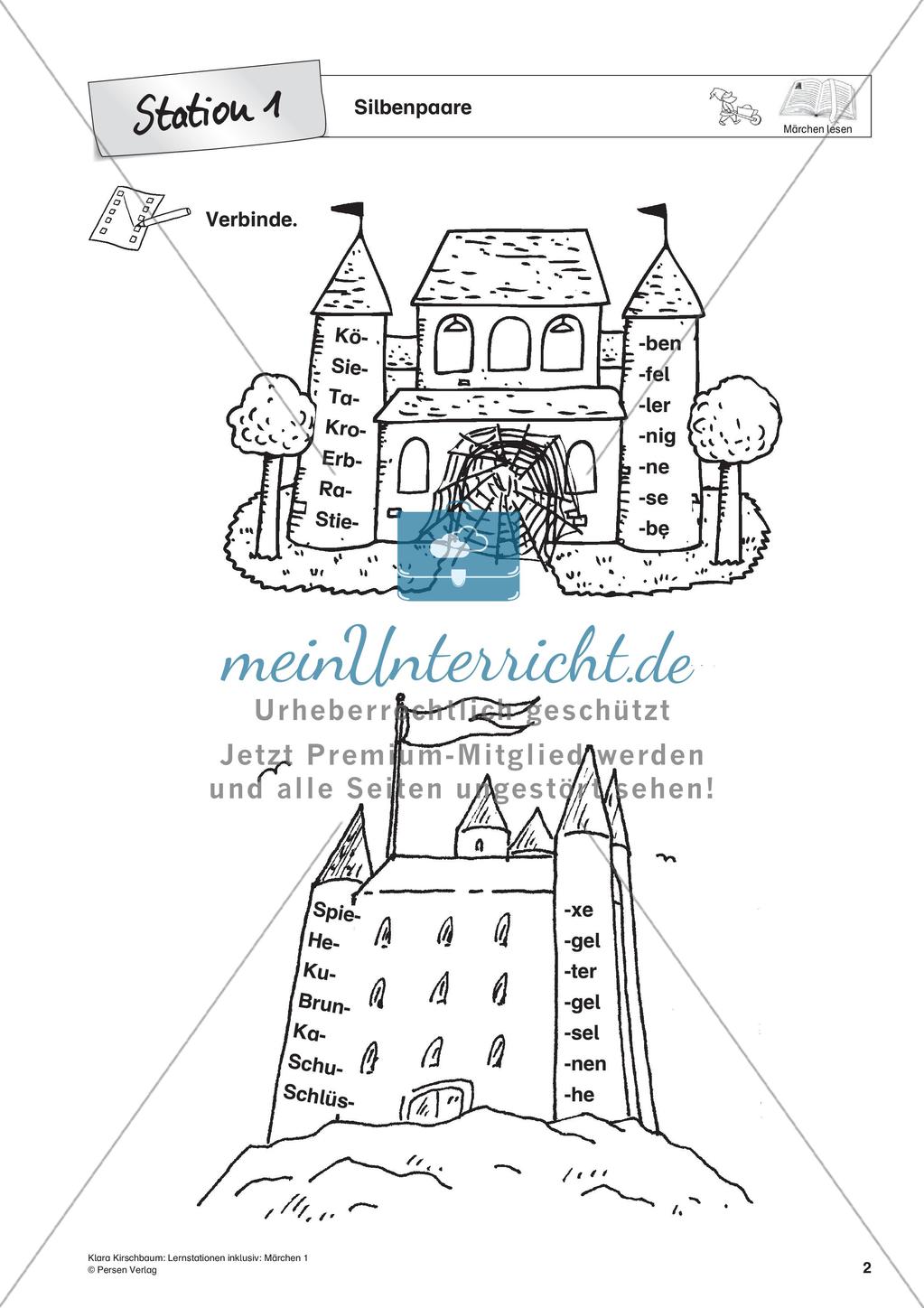 Lernstation inklusiv: Lesen von Märchen Preview 4
