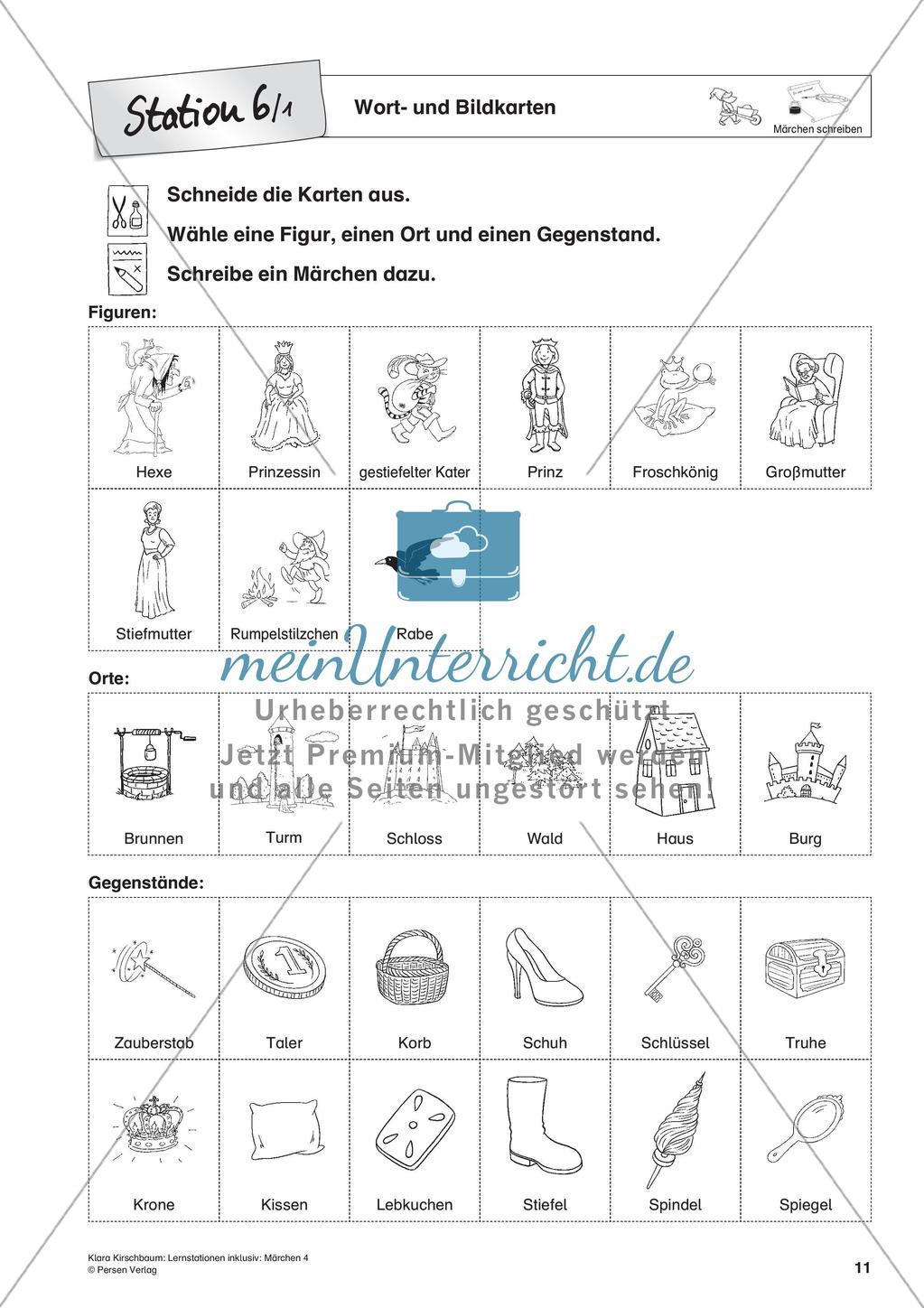 Lernstation inklusiv: Schreiben von Märchen Preview 13