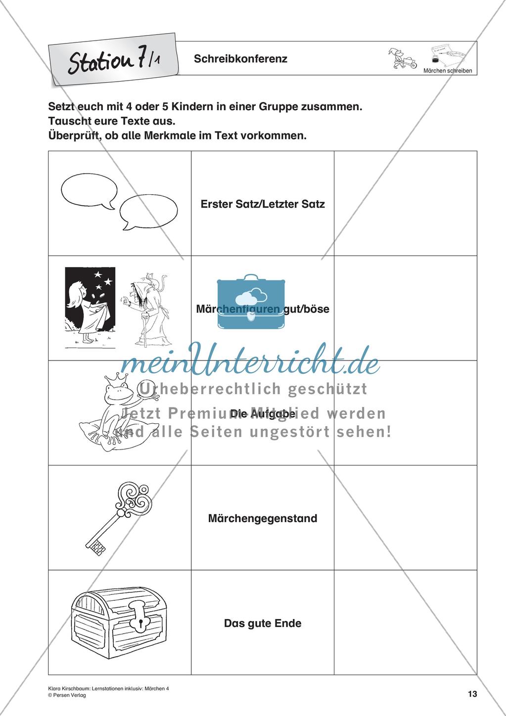 Lernstation inklusiv: Schreiben von Märchen Preview 15