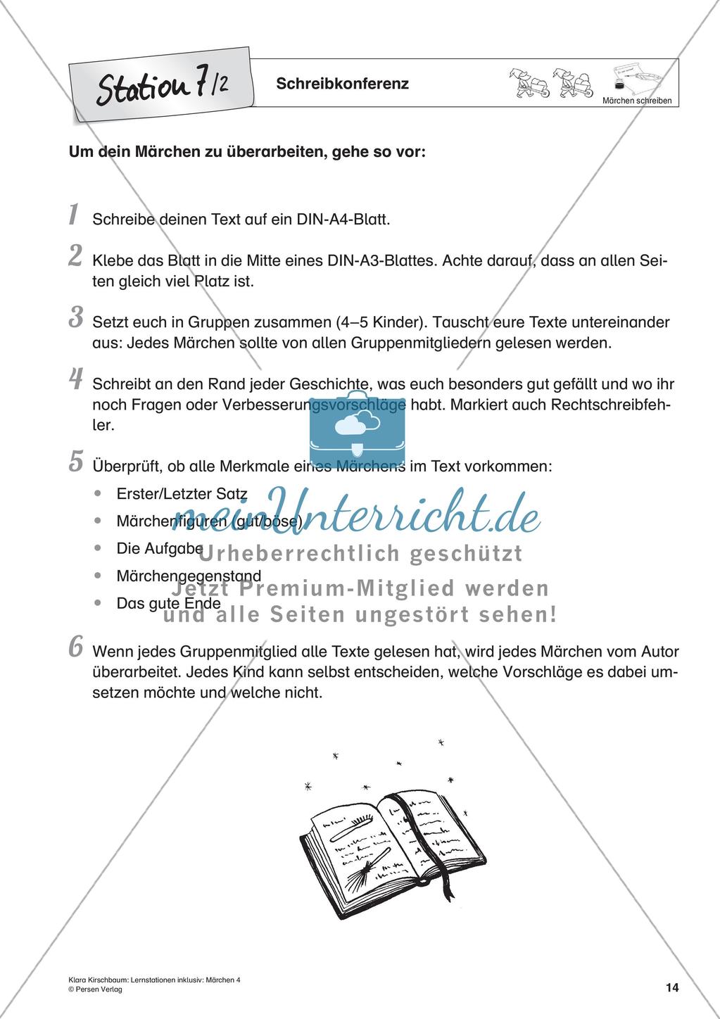 Lernstation inklusiv: Schreiben von Märchen Preview 16