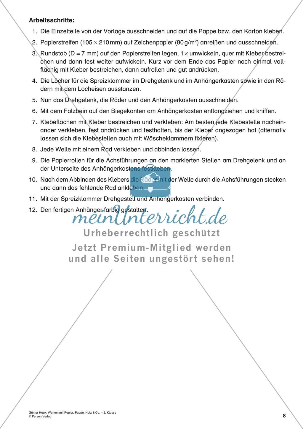 Werken mit Papier, Pappe und Holz Preview 10