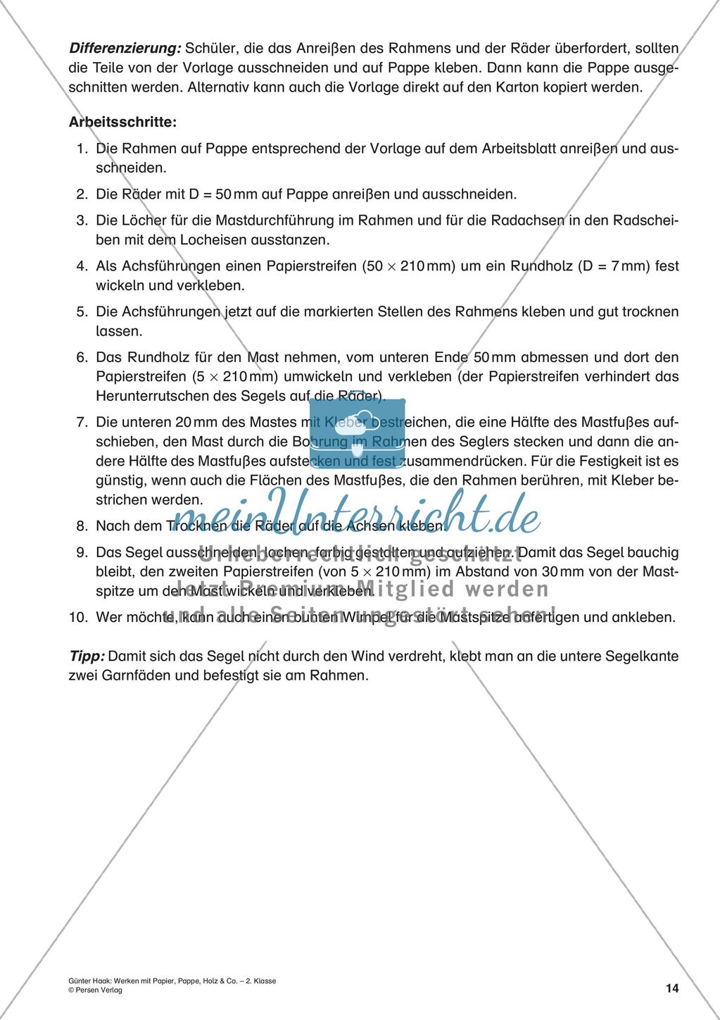 Werken mit Papier, Pappe und Holz Preview 16