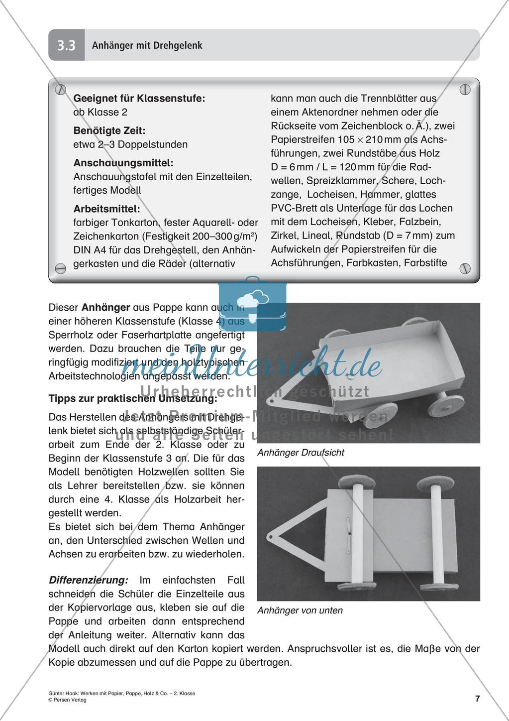 Werken mit Papier, Pappe und Holz Preview 9