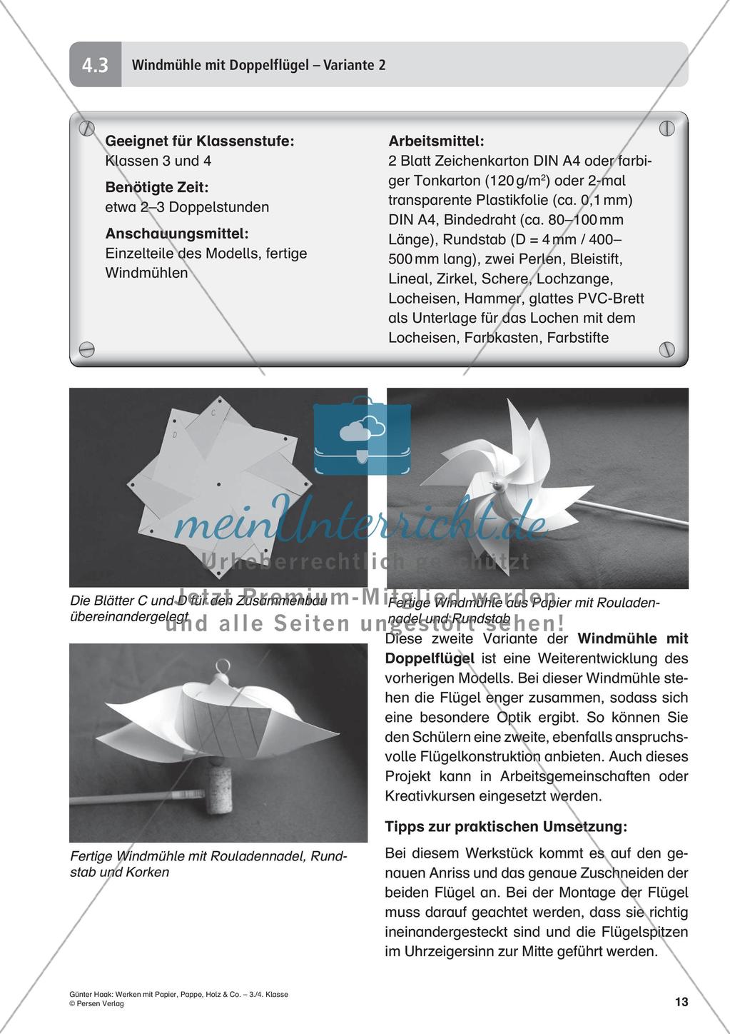 Werken mit Papier, Pappe und Holz Preview 15