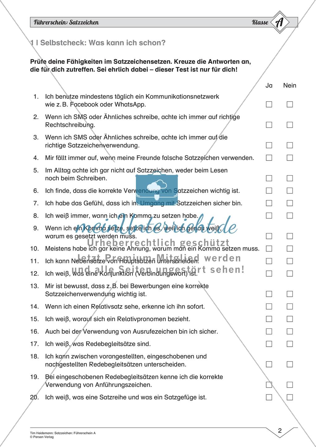 Satzzeichen: Führerschein auf leichtem Niveau Preview 4