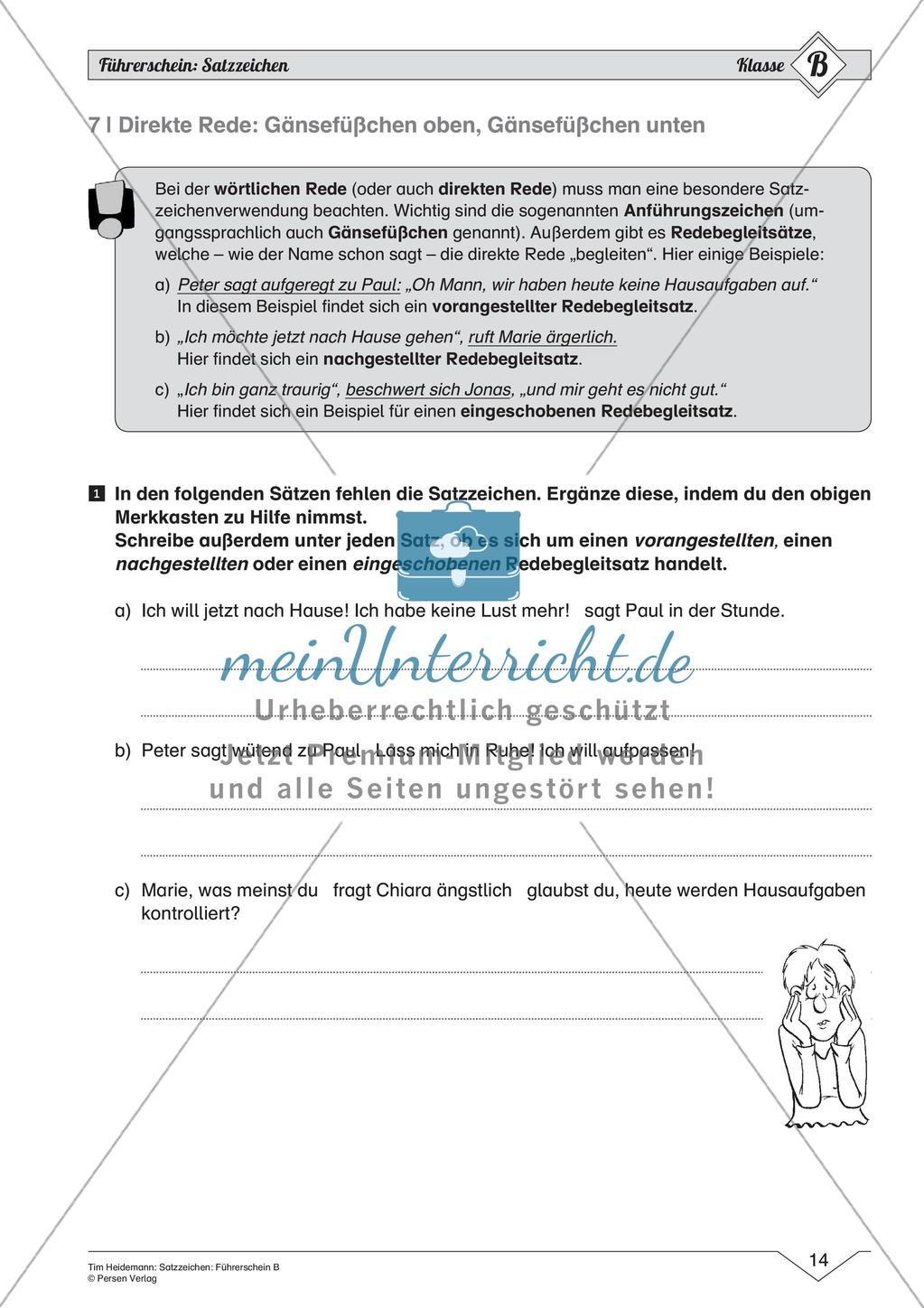 Satzzeichen: Führerschein auf mittlerem Niveau Preview 16