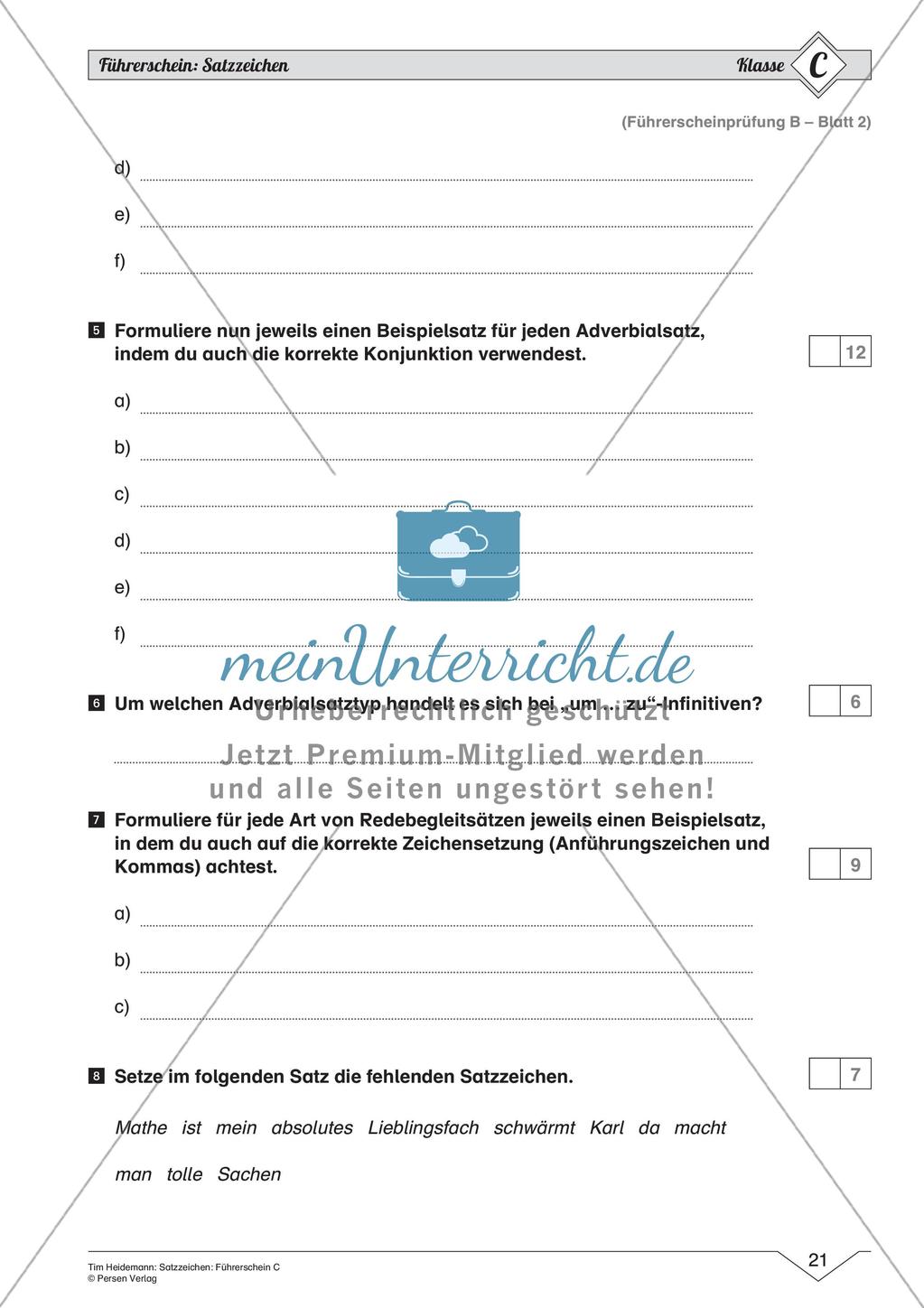 Satzzeichen: Führerschein auf schwerem Niveau Preview 23