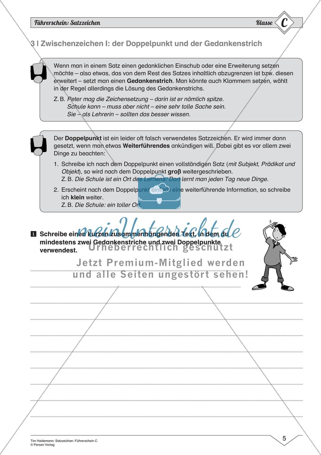 Satzzeichen: Führerschein auf schwerem Niveau Preview 7