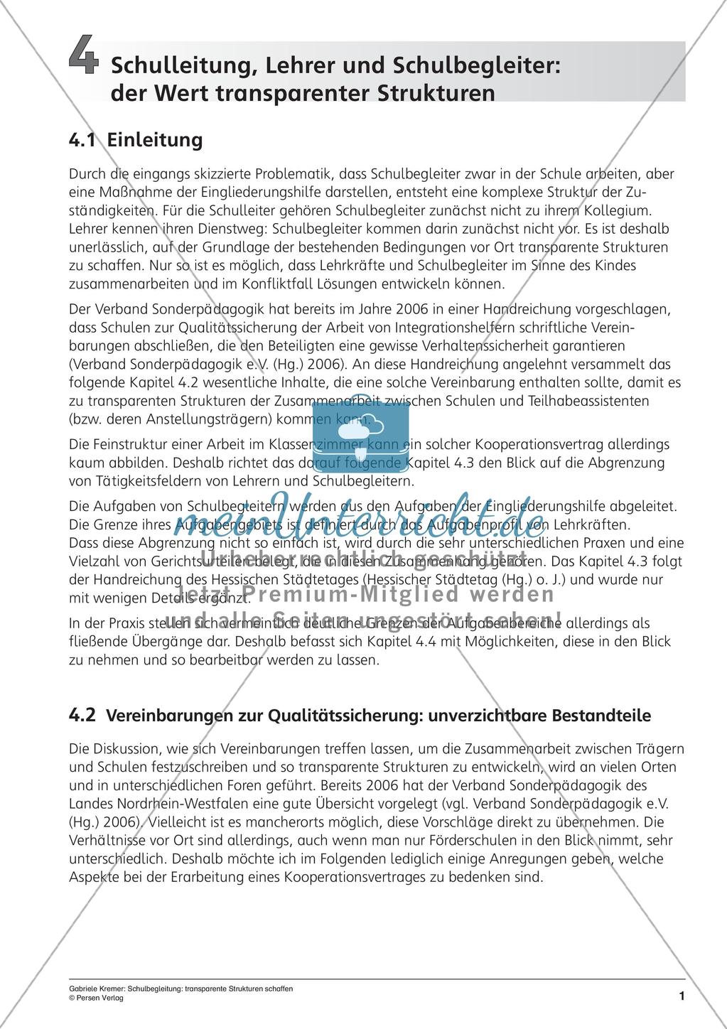 Schulbegleitung: transparente Strukturen schaffen Preview 3