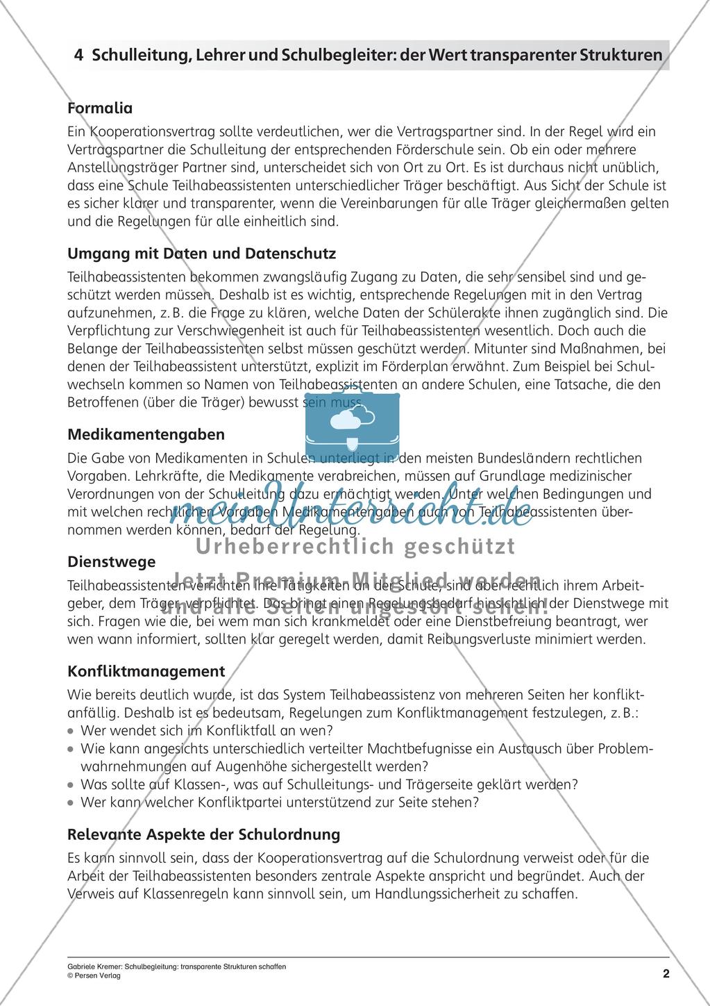 Schulbegleitung: transparente Strukturen schaffen Preview 4