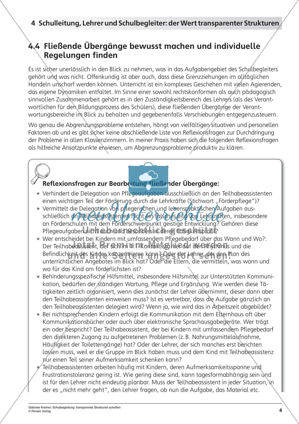 Schulbegleitung: transparente Strukturen schaffen Preview 6