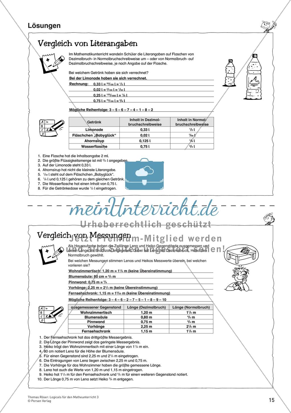 Logicals für den Mathematikunterricht: Rechenoperationen der Grundrechenarten Preview 17