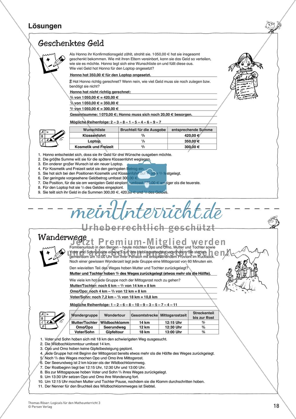Logicals für den Mathematikunterricht: Rechenoperationen der Grundrechenarten Preview 20