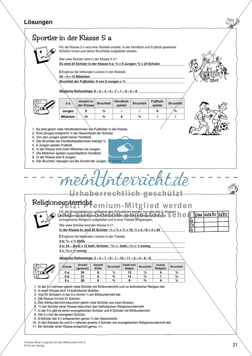 Logicals für den Mathematikunterricht: Rechenoperationen der Grundrechenarten Preview 23