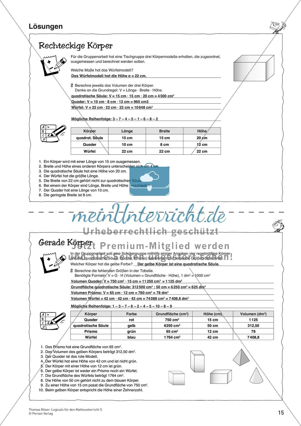 Logicals für den Mathematikunterricht: Geometrie Preview 17