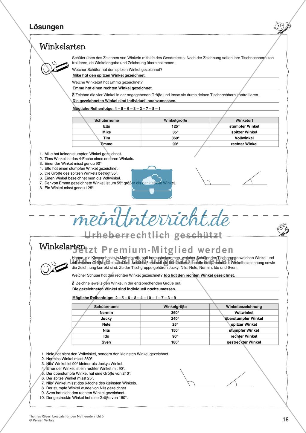 Logicals für den Mathematikunterricht: Geometrie Preview 20