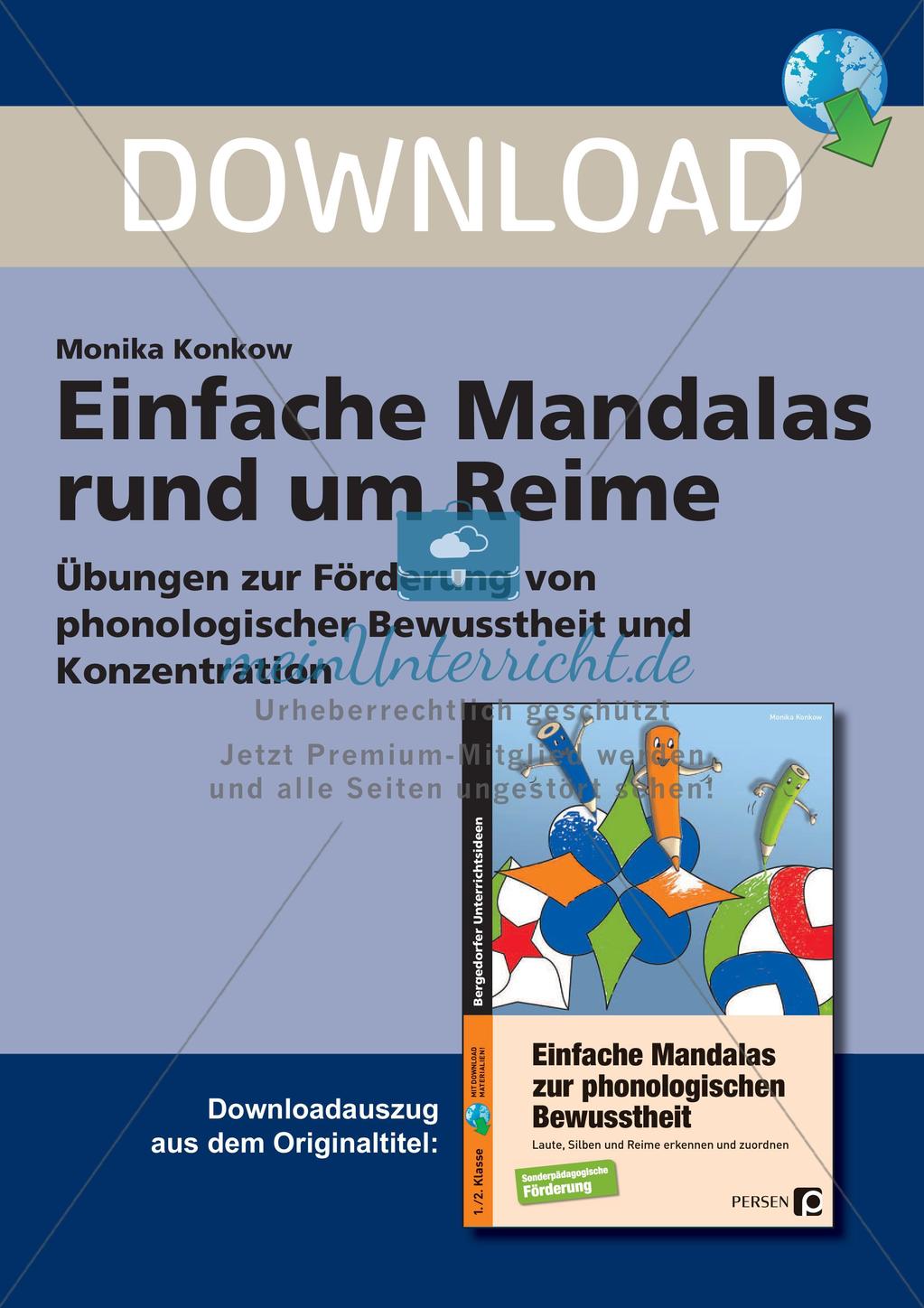 Übungen zur Förderung der phonologischen Bewusstheit Preview 1