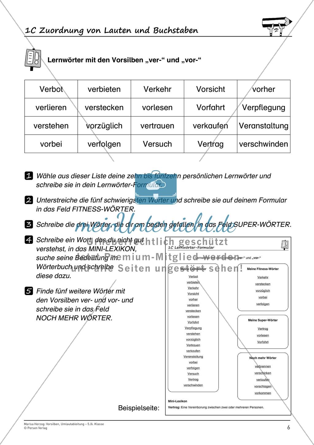 Die Vorsilben und die Umlautableitung Preview 8