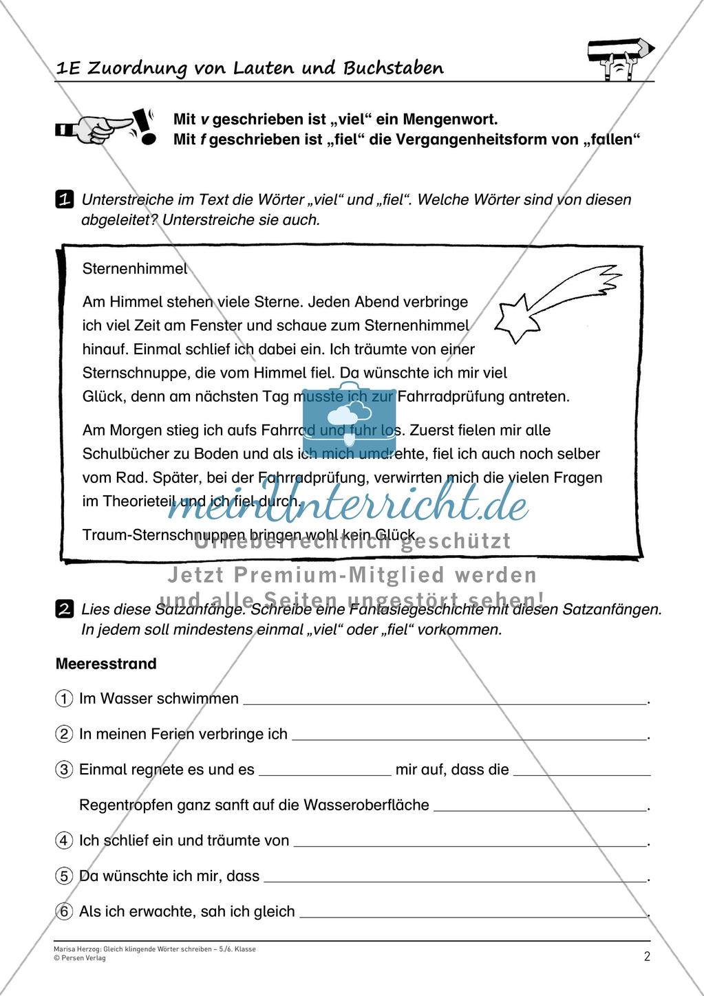 Rechtschreibtraining: Schreiben gleich klingender Wörter Preview 4