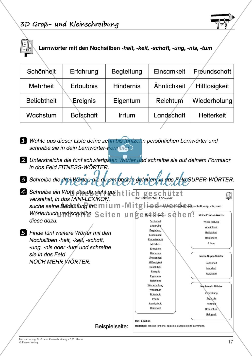 Rechtschreibtraining: Groß- und Kleinschreibung Preview 19