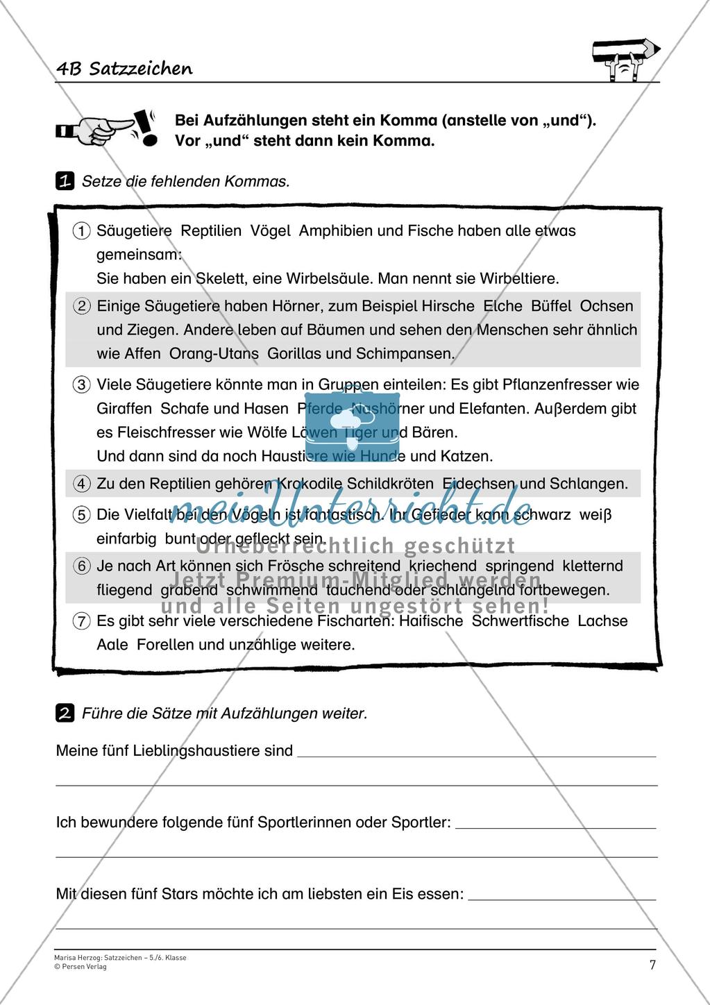Rechtschreibtraining: Satzzeichen Preview 9