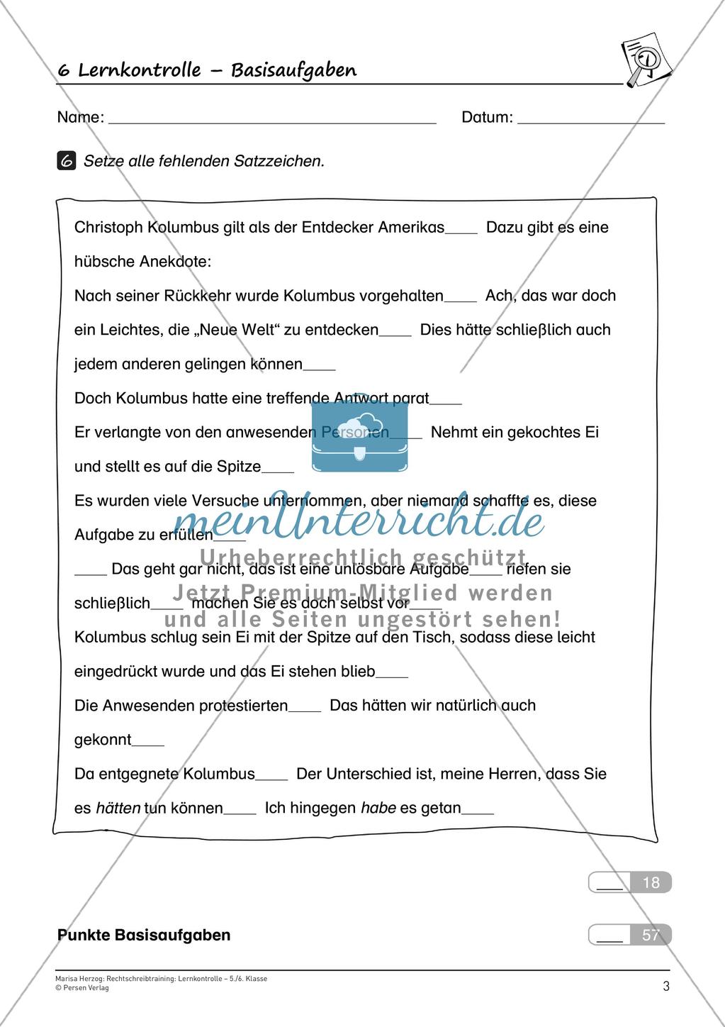 Rechtschreibtraining: Lernkontrolle Preview 5