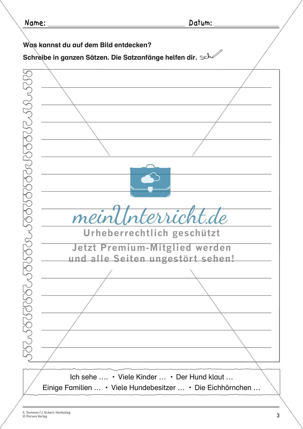 Das Wimmelbild Herbsttag Preview 5
