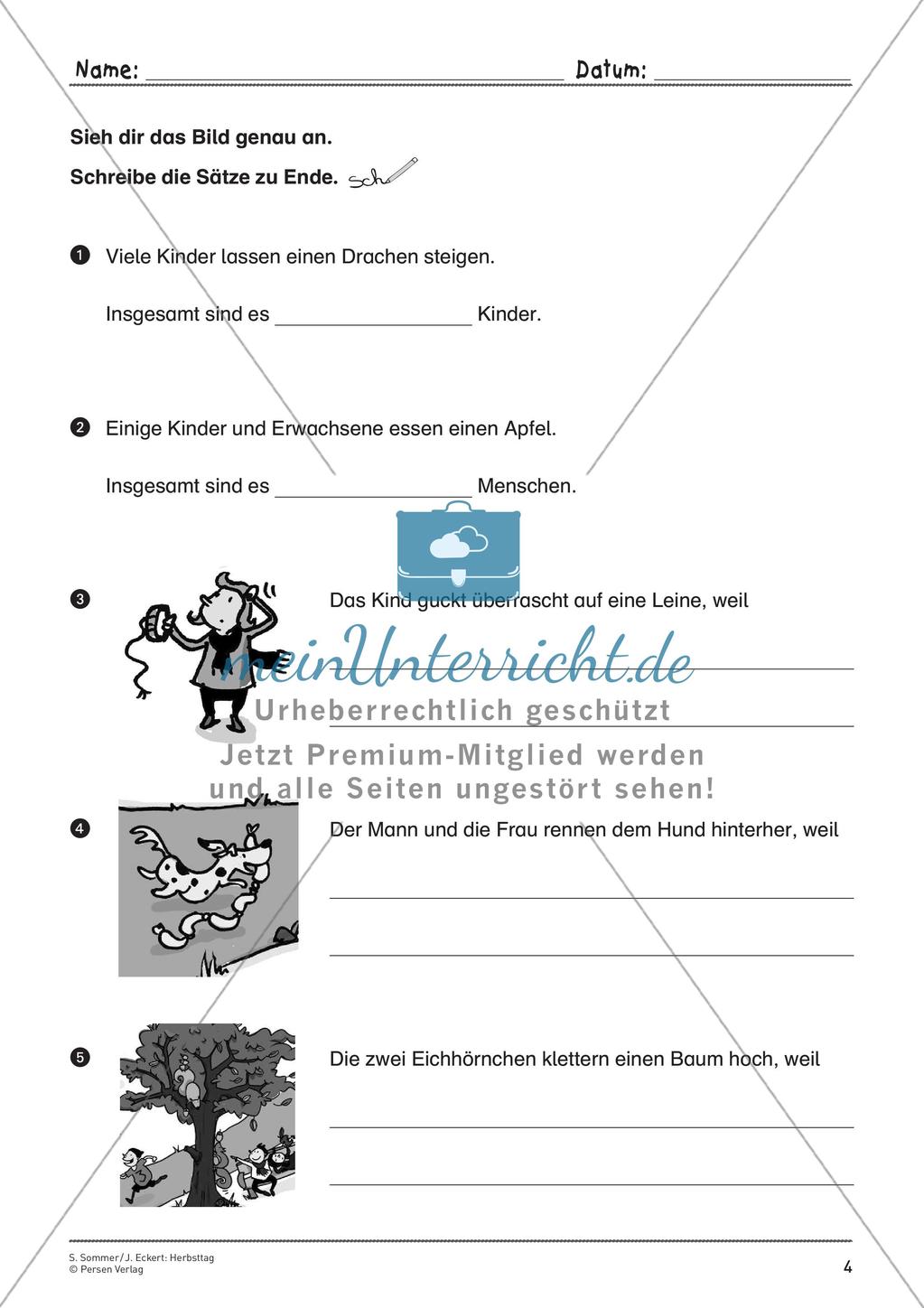 Das Wimmelbild Herbsttag Preview 6