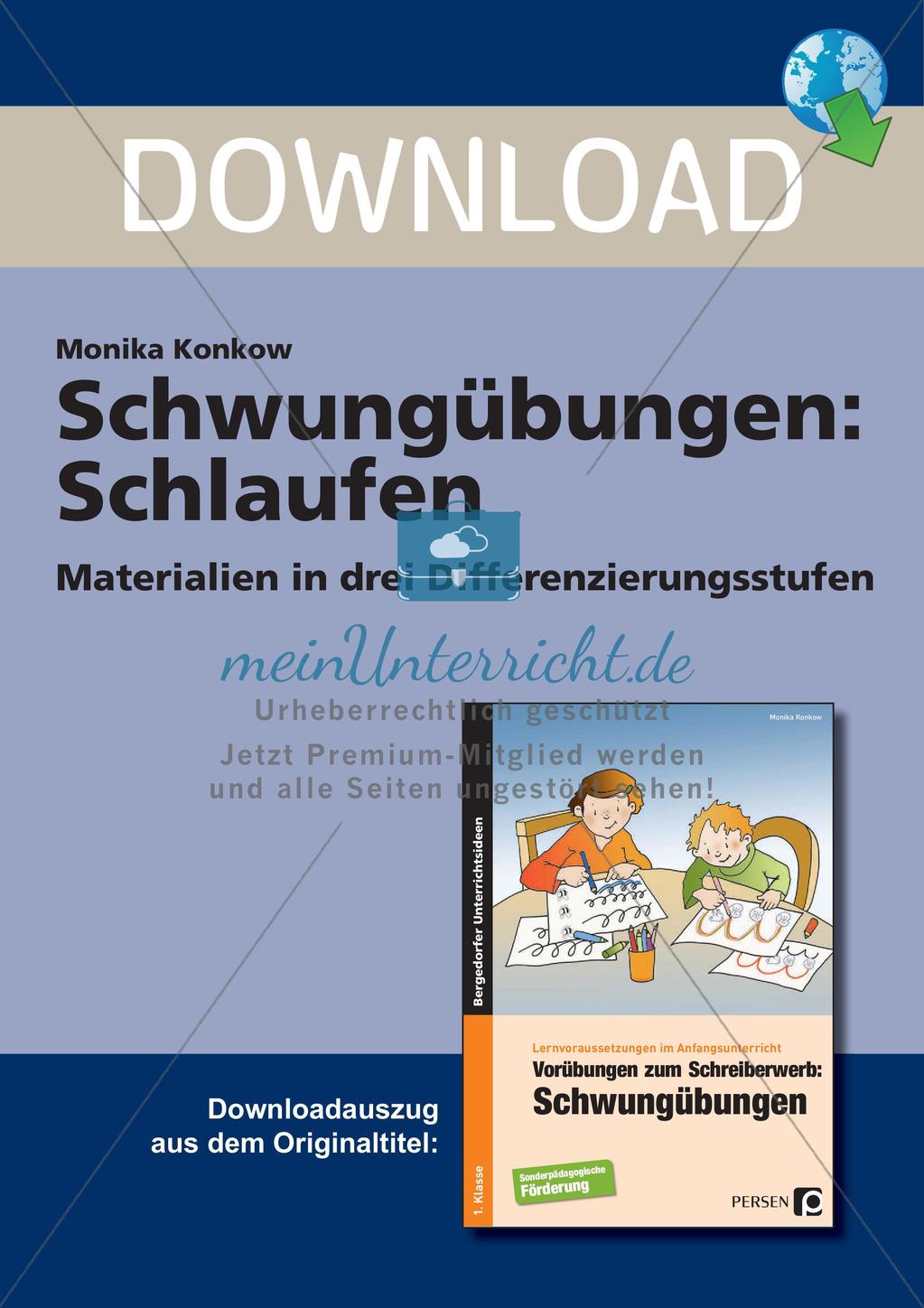 Schwungübungen: Schlaufen Preview 1