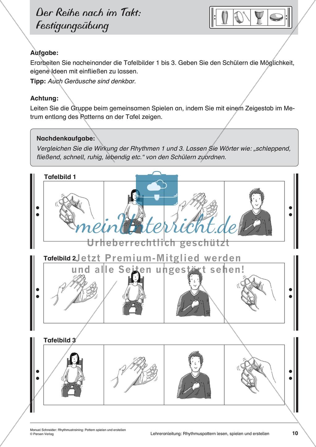 Rhythmustraining ohne Noten: Pattern Preview 12