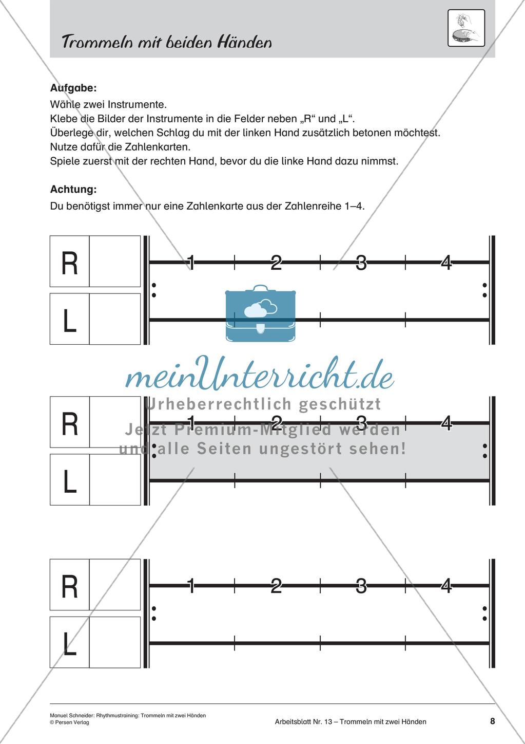 Rhythmustraining: Trommeln mit zwei Händen Preview 10