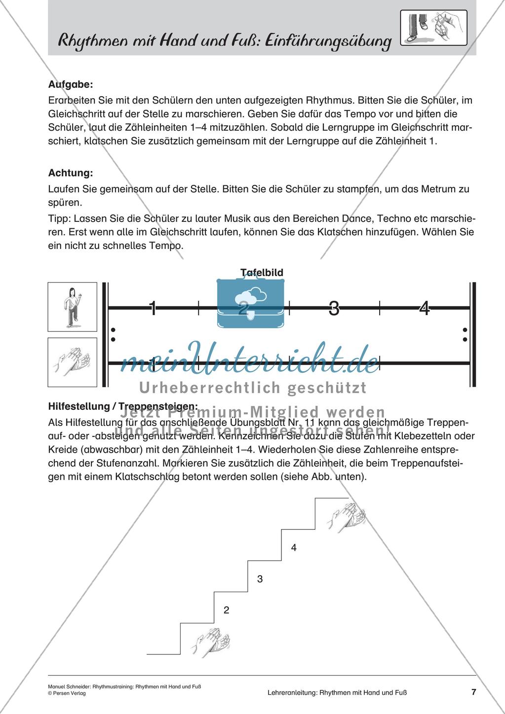 Rhythmustraining: Rhythmen mit Hand und Fuß Preview 9