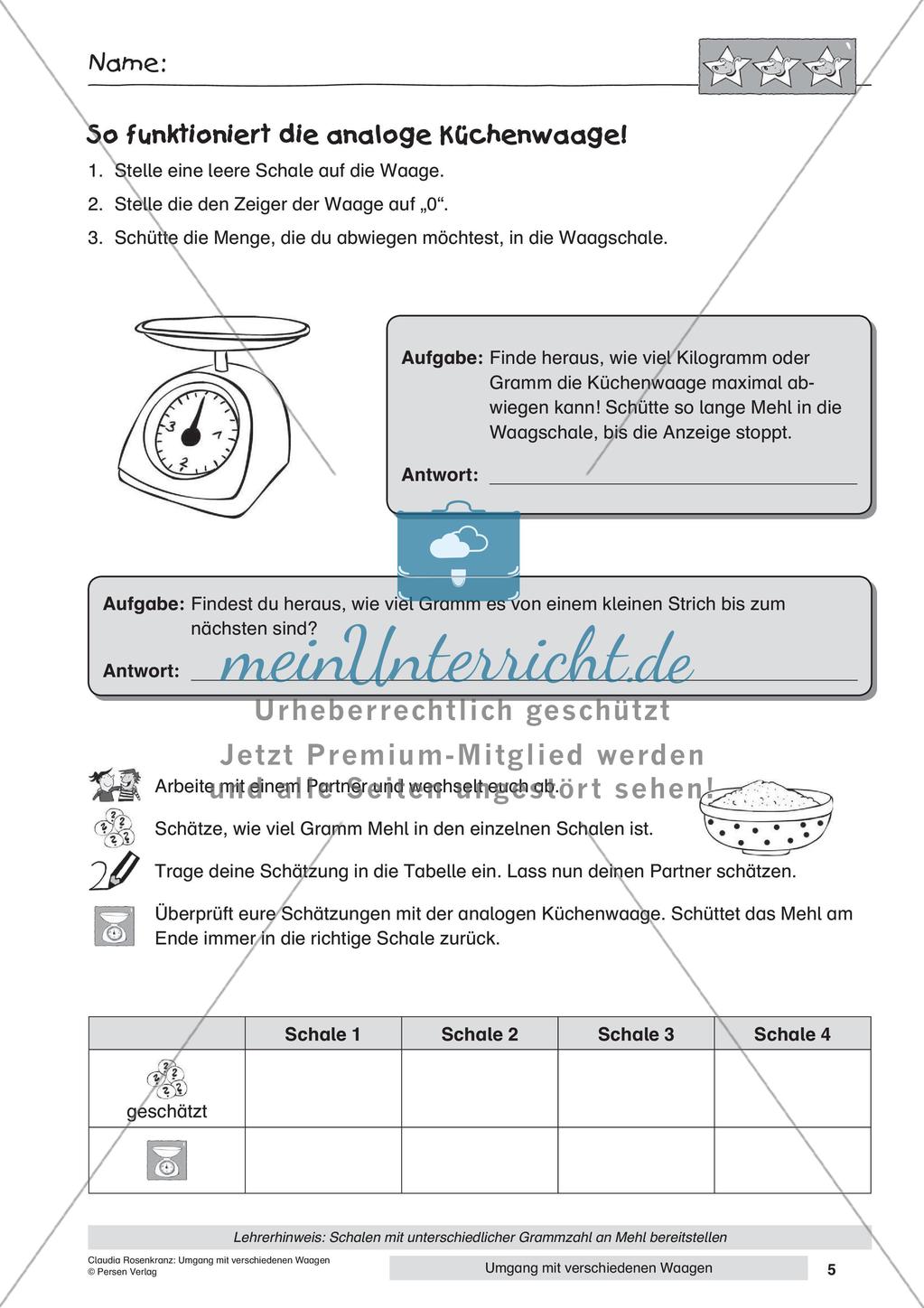Der Umgang mit verschiedenen Waagen Preview 7