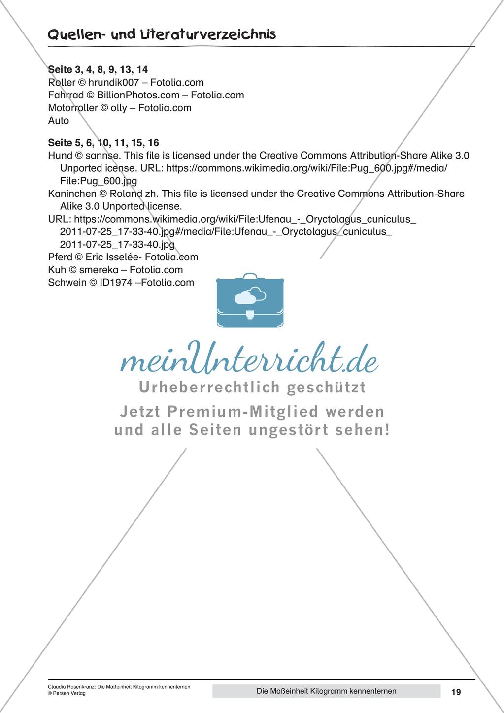 Das Kennenlernen der Maßeinheit Kilogramm Preview 21