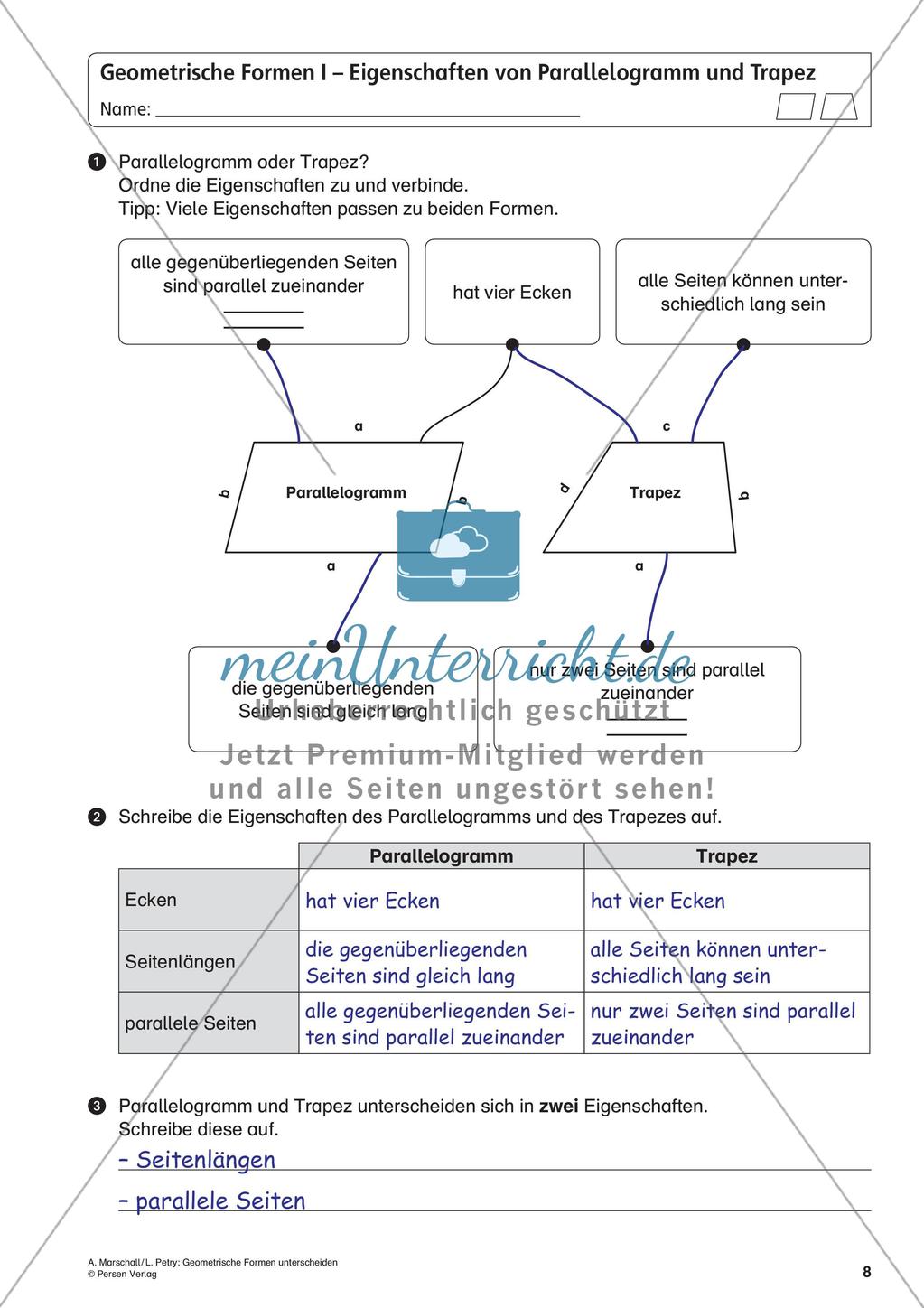 Die Unterscheidung geometrischer Formen Preview 10