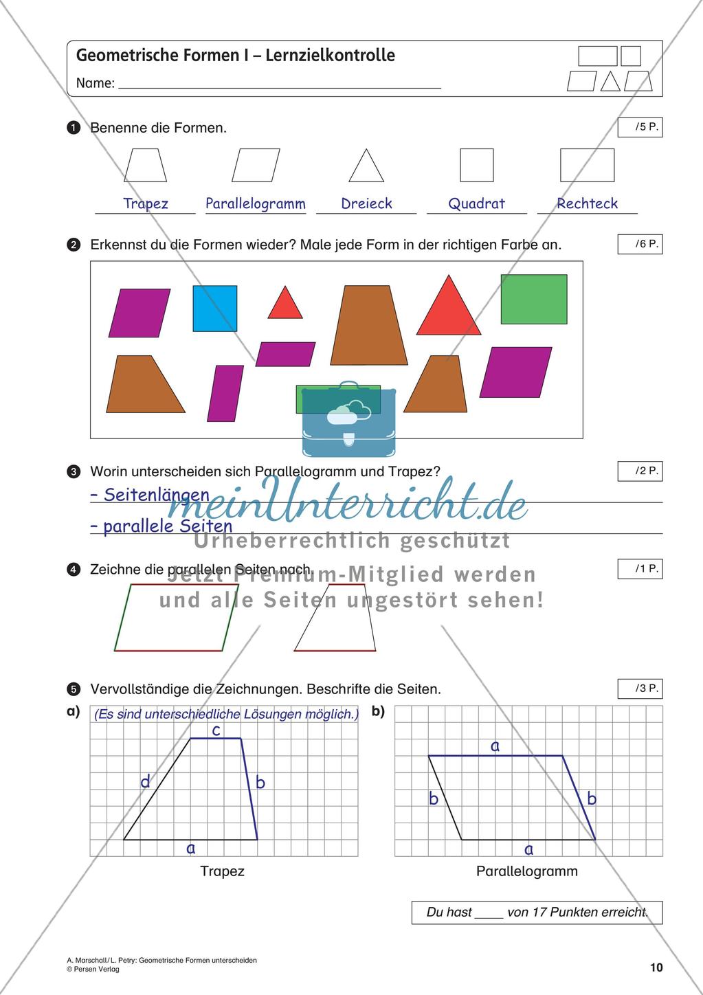 Die Unterscheidung geometrischer Formen Preview 12